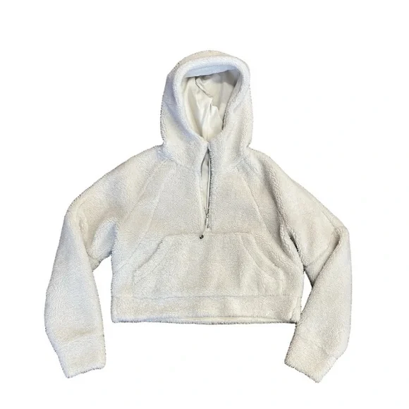 Lululemon Scuba Fleece Hoodie XS/S Bone Sherpa - Picture 3 of 5